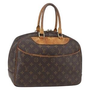 LOUIS VUITTON Monogram Deauville Hand Bag M47270 LV Auth 159526